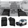 3d Front Floor Mats For Toyota Land Cruiser 78 Series Troop Carrier 2012-onwards Heavy Duty All Weather Mats Carpet Liner Set