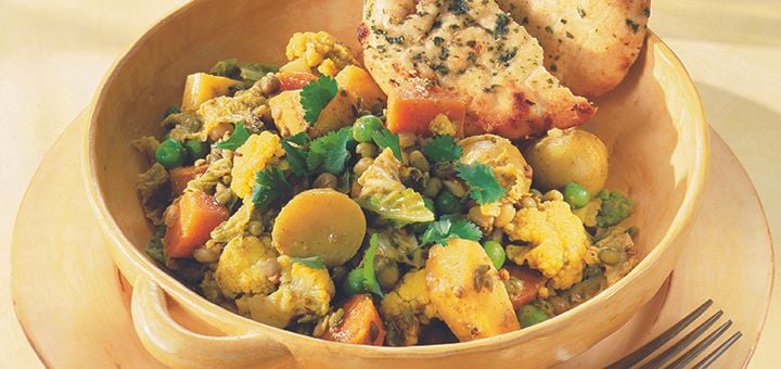 Stir fried vegtable curry