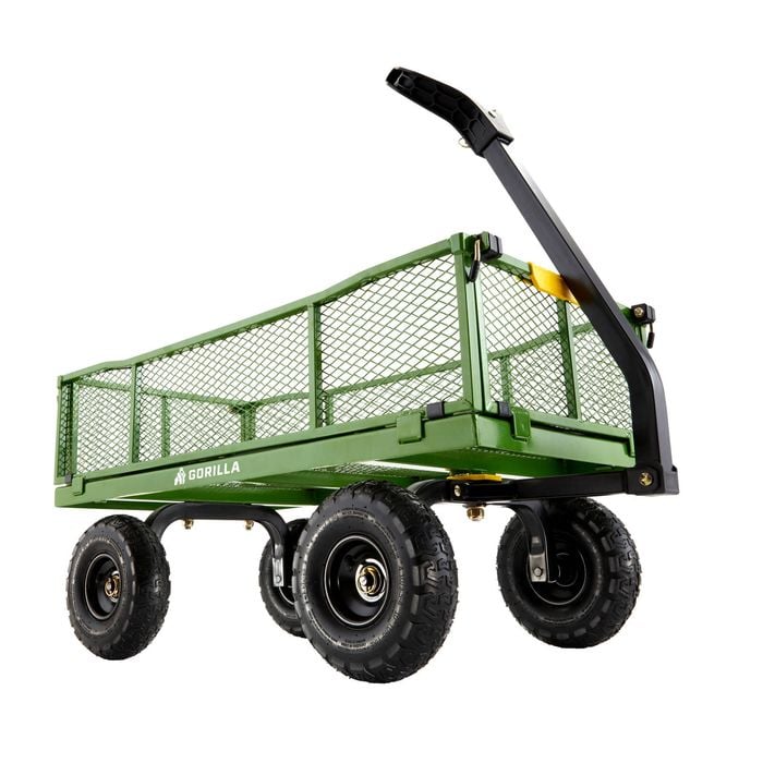 Gorilla Carts 115L Steel Mesh Cart