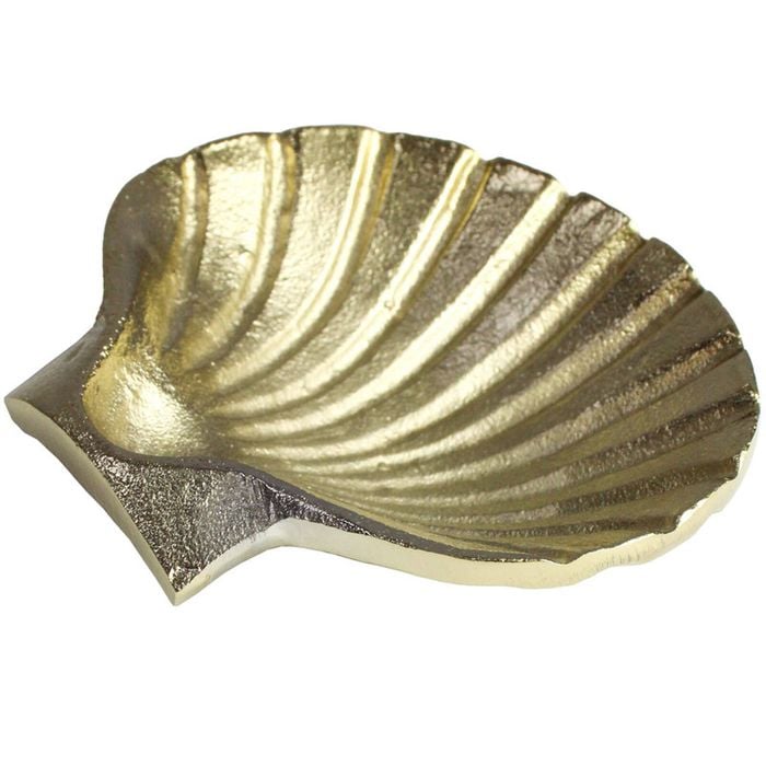 LVD Brass Shell Trinket Home Decorative Key Bowl dish & Jewelry Bowl