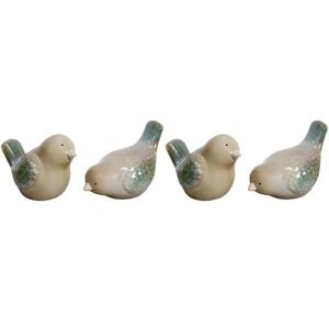 2x 2pc LVD Birds Aqua Decorative Sculpture Home/Lounge Decor