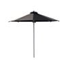 Coolaroo 3m Black Round Ceduna Wind Rated Market Umbrella