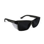 Bolle Safety Graphite Frame Smoke Lens Platinum Safety Glasses