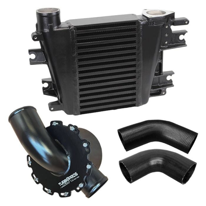 Upgrade Aluminium Intercooler And Air Box For Nissan Patrol Zd30 3.0l Direct Injection 2000-2007