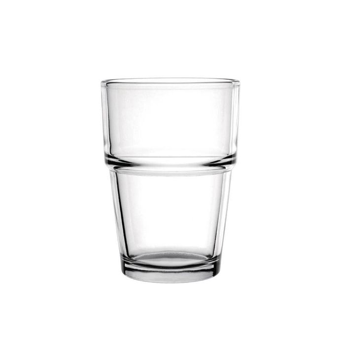 Olympia Stacking Tumblers Glass Clear 200ml 12 Pack Drinkware Glassware