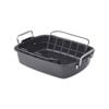 MasterPro Ultimate Carbon Steel 50L/34cm Roaster w/ Rack - Black