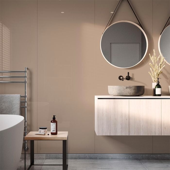 Vistelle 2440 x 1000 x 4mm Tawny High Gloss Acrylic Bathroom Panel