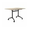 Olg Modulus Flip Table Full Black Frame New Oak Ravine Top L1200mm X W750mm