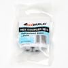 Oxbuild M10 Galvanised Steel Hex Coupler - 2 Pack