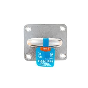 Taskmaster 16mm 316 Stainless Steel Square Eye Plate
