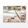 Beach With Palm Trees  Print 100% Australian Made 90 x 60cm  (Acrylic)