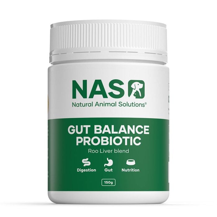 NAS Gut Balance Probiotic Roo Liver Blend for Dogs & Cats of All Ages 150g