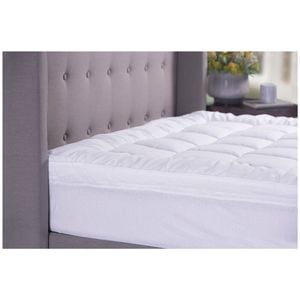 Sheraton Luxury Micro Fibre 2000Gsm King Bed Mattress Topper White