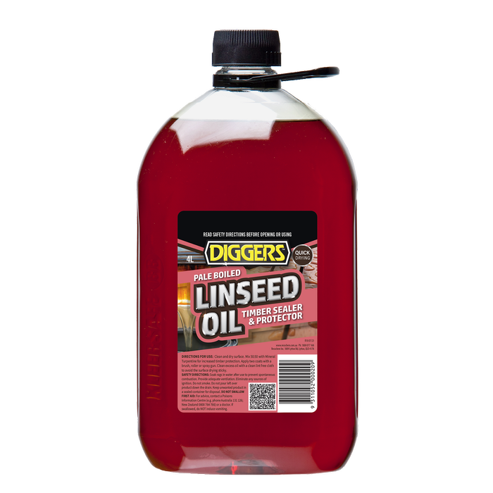 DIGGERS 4L Pale Boiled Linseed Oil