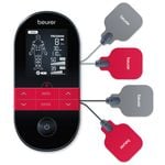 Beurer EM59 Heat Digital TENS/EMS Device, 4-in-1 Pain and Muscle Stimulation