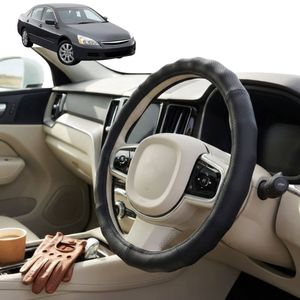 Australian Goose Steering Wheel Cover for Honda Accord 2003 - 2008 (7th Gen) Circle Black