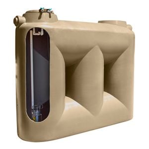 Clark Tanks 5000L Desert Haze Tradepack Tank And Davey Evo MK2 Pump