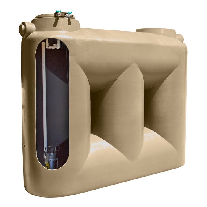 Clark Tanks 5000L Desert Haze Tradepack Tank And Davey Evo MK2 Pump