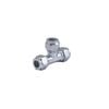 Brasshards 15C x 15C x 15C Chrome Plated Compression Tee LF