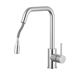 Estilo 35mm Chrome Side Lever Pull Down Sink Mixer
