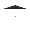 Coolaroo 3m Round Black Bronte Market Umbrella