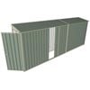 Build-a-Shed 0.8 x 5.2 x 2m Hinged Door Tunnel Shed with Single Sliding Side Door - Green