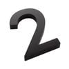 Sandleford 100mm Black Edge House Number 2