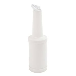 Olympia Juice Pour And Store Container White 1l 330x95mm Barware Cocktail Mixer Dispenser