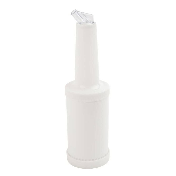 Olympia Juice Pour And Store Container White 1l 330x95mm Barware Cocktail Mixer Dispenser