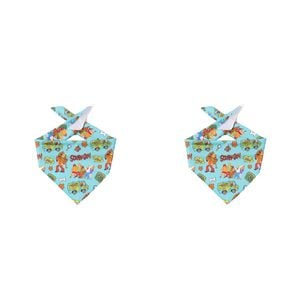 2PK The Stubby Club Scooby-Doo Themed Dog Bandana Large