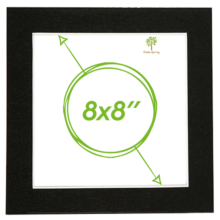 Picture Photo Mount - To Fit Frame Size 8 x 8" for Image Size 6 x 6"