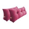 SOGA 2x 100cm Crabapple Red Wedge Pillows