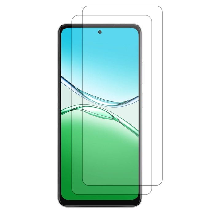 2 Pack MEZON OPPO A5 5G Clear Tempered Glass Screen Protectors