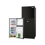 GECKO 125L Portable Upright Fridge, 12V/24V for Motorhome, Caravan, Black