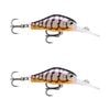 2x Rapala 4cm Shadow Rap Fat Jack Crankbait Fishing Lures - Hollow Tyson
