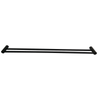 Barelli 900mm Matte Black Ambiente Double Towel Rail - 900mm