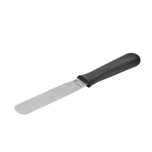 Chef Inox Spatula / Palette Knife Black Handle 140x30mm