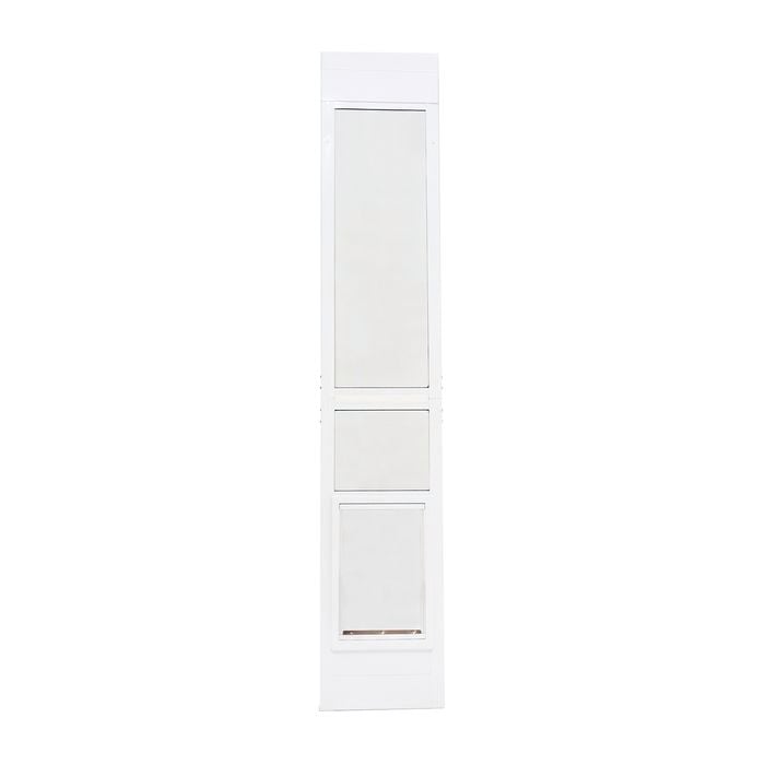 Hartman 385 x 270mm Large White Pet Door For Patio And Sliding Doors