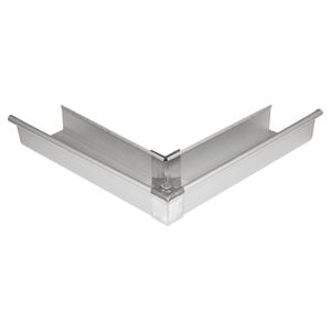 Fielders 115mm Zinc Quad Gutter External Mitre
