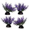 Aqua One Ecoscape Foreground Catspaw Purple Plastic Plant - 4pk (28358)