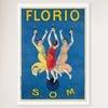 Galrie Stunning Florio S.O.M. Vintage Art Nouveau Poster by Leonetto Cappiello Home, White Frame, A3 30 x 42cm (12 x 16inch)