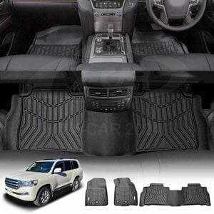 3D Customized All Weather Car Mat Floor Full Set for Toyota LandCruiser 200 LC200 Series 2007-2021