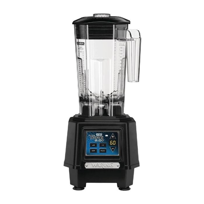 Waring Torq 2.0 Commercial Blender Electronic Touchpad With 60 Second Countdown Timer 64oz Copolyester Jar Tbb160p6