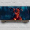 3pcs Intense Gaze Dog Stunning Gold Eyes Print 100% Australian Made 3 x 40x60cm (Metal Print)