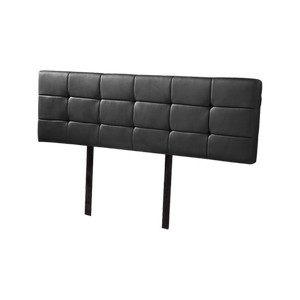 Palermo PU Leather King Bed Deluxe Headboard - Black