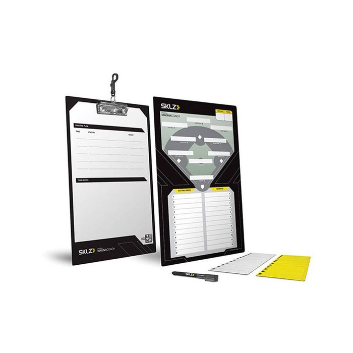 SKLZ Magna Coach Baseball Magnetic Board Dry Erase Clipboard