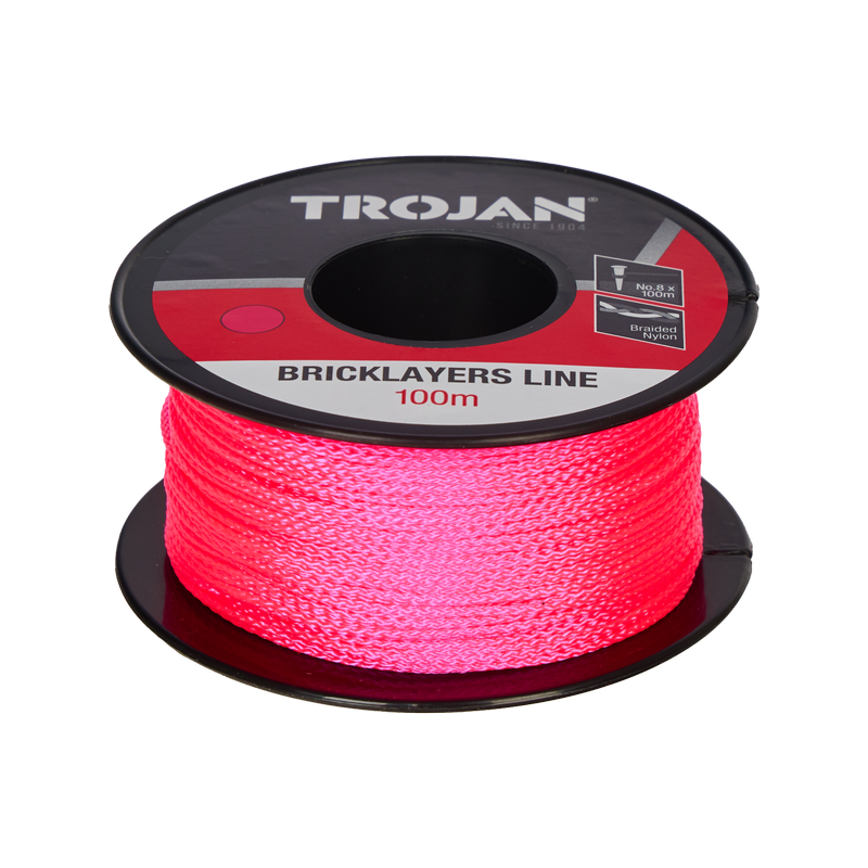 Trojan 100m Pink No. 8 Brickline