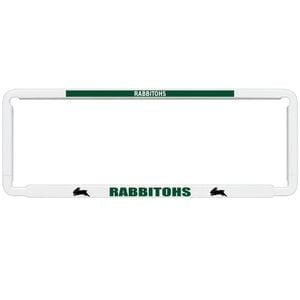 2x Official Nrl South Sydney Rabbitohs Car Number Plate Frame Cover Surround