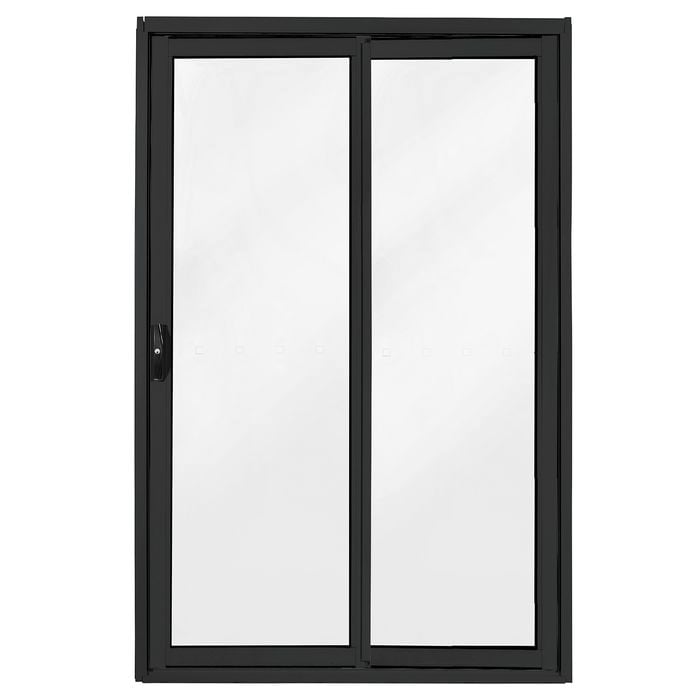 Polar Eco-View Windows 2145 x 1410mm Black Aluminium Sliding Door Kit - Black