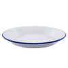 Falcon Round Pie Plate 25cm White & Blue